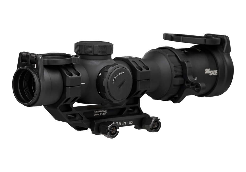 Sig Sauer Tango-MSR Compact Rifle Scope 1-6x24mm 30mm SFP BDC6 Illum Black with Mount