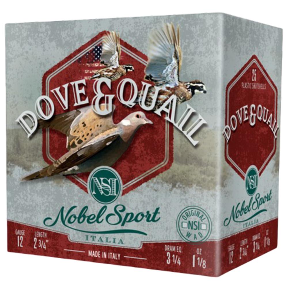 Eurosports LLC Nobel Sport Dove & Quail Shotshells 12 ga 2-3/4" 1-1/8 oz 1255 fps #6 25/ct
