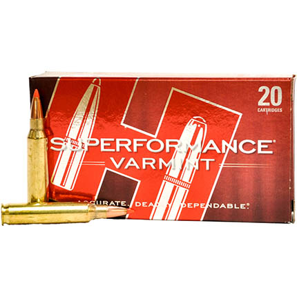 Hornady Superformance Rifle Ammunition .223 Rem 53 gr V-MAX 3240 fps 20/ct