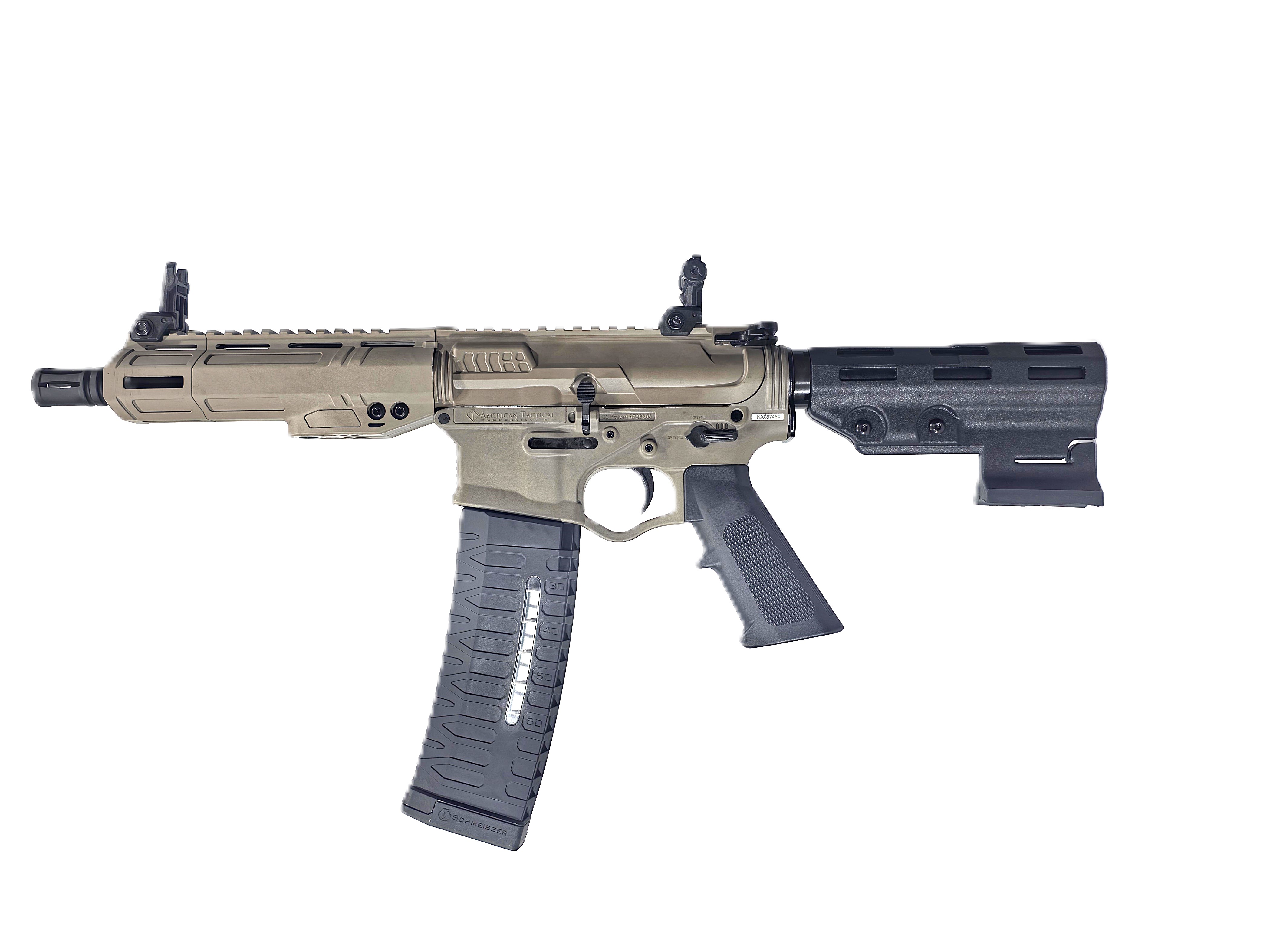 ATI ALPHA MAXX HGA FDE Pistol 5.56mm 60rd Magazine 7.5'' Barrel 7'' M-LOK Handguard