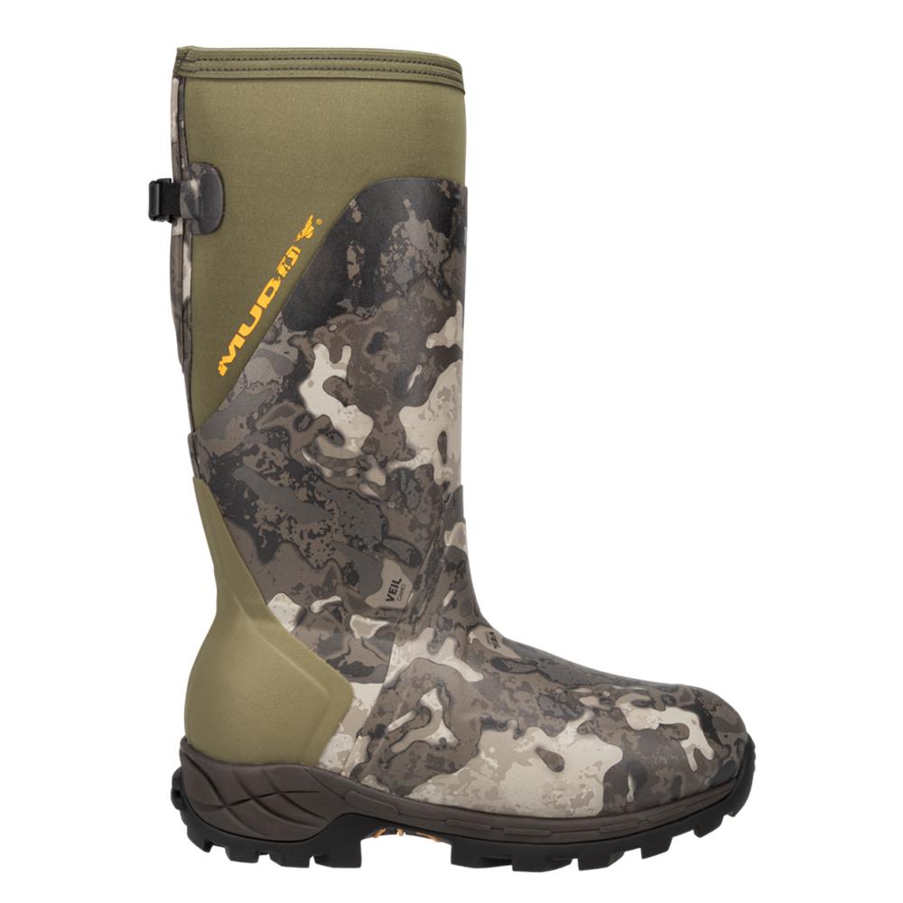 Gsm Muddy DV8 17" Insulated Boots 1000G Veil Canyon Grey Size 7D