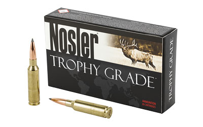 Nosler Accubond Long Range Trophy Grade Rifle Ammunition 6.5mm Creedmoor 142 gr PT 2600 fps 20/ct