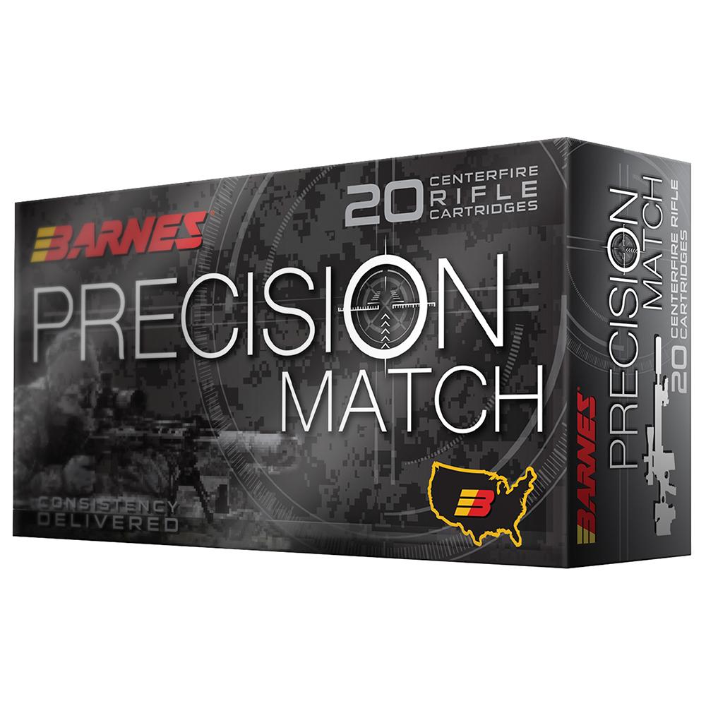 Barnes Precision Match Rifle Ammunition 5.56X45 NATO 85 gr OTM 20/ct