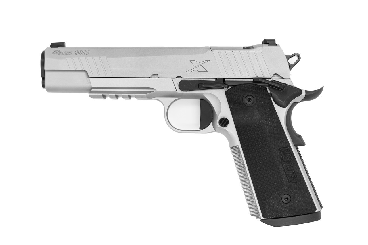 Sig Sauer XCarry Stainless Handgun .45 Auto 8rd Magazines(2) 4.5" Barrel Optic Ready SAO