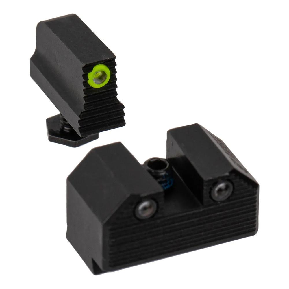 Night Fision LLC Optics Ready Stealth Night Sight Set Yellow Front Black Rear MOS Models 43x