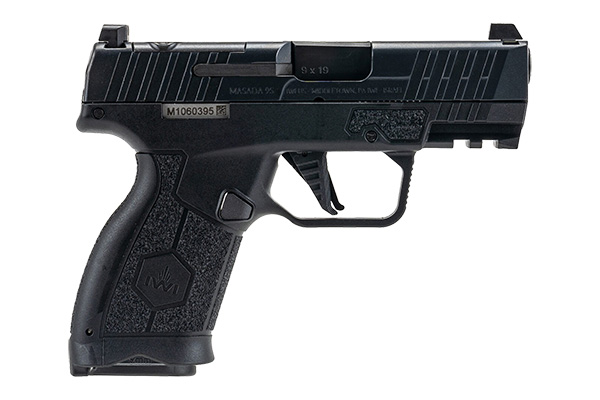 IWI Masada Slim Elite Handgun 9mm Luger 10rd Magazines (2) 3.3" Barrel Black
