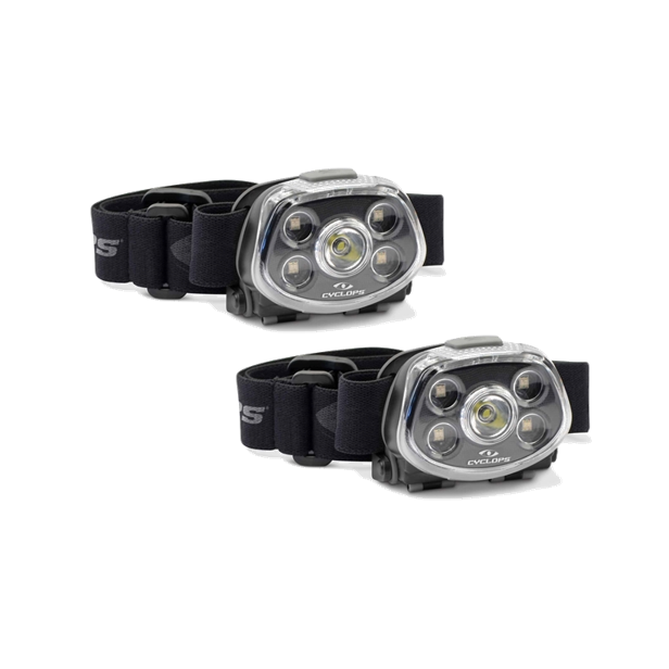 Gsm Cyclops Force XP Headlamp 350 Lumens Black 2/ct