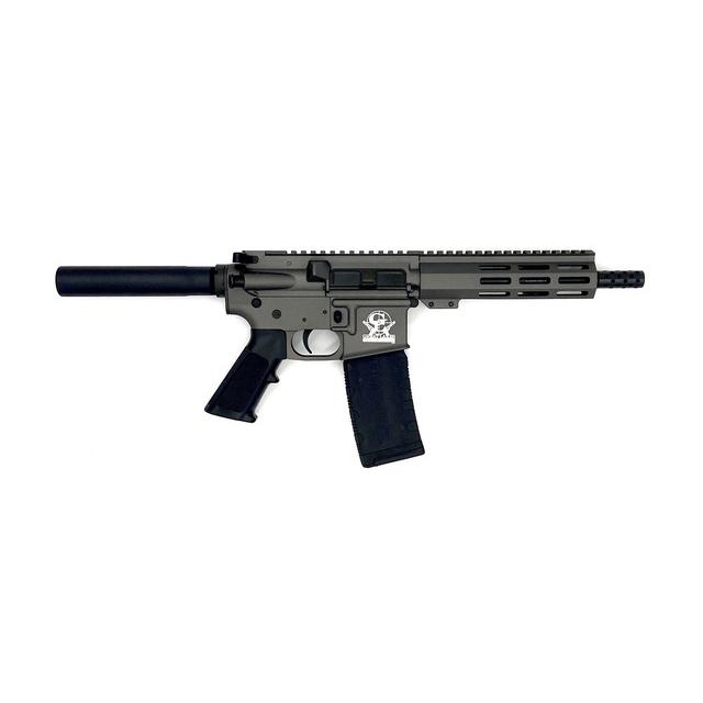 10 Ring Great Lakes AR-15 Pistol .223 Wylde 30rd Magazine 7.5" Nitride Barrel Tungsten Finish
