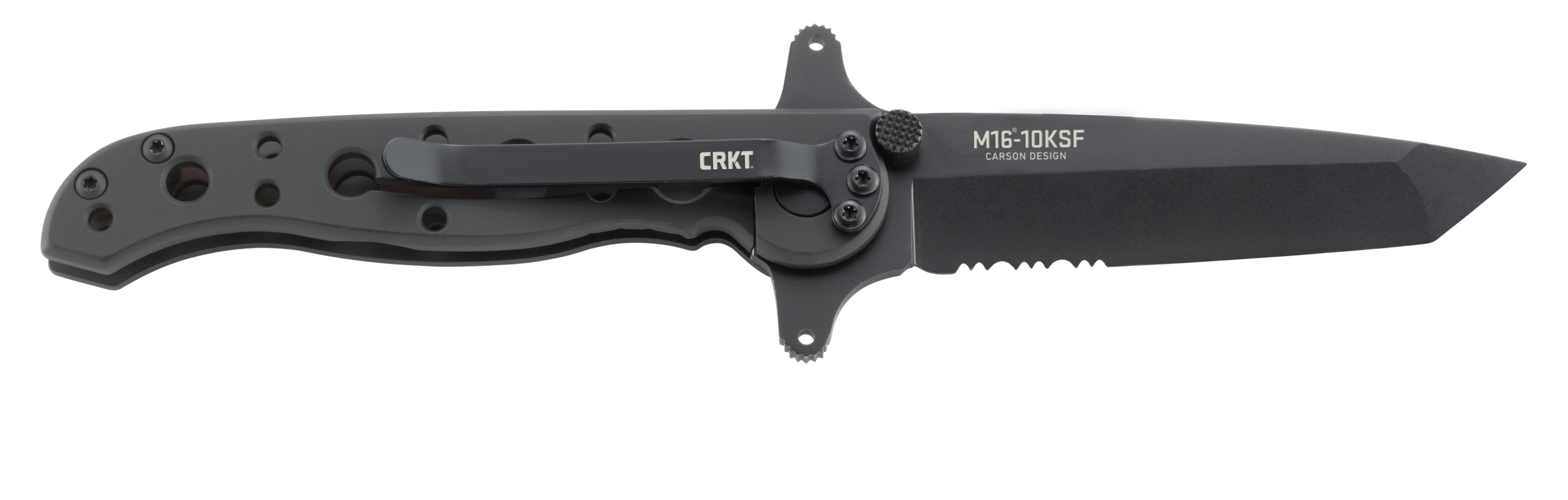 CRKT CRK M16-10KSF TNTO SERATTD BLK