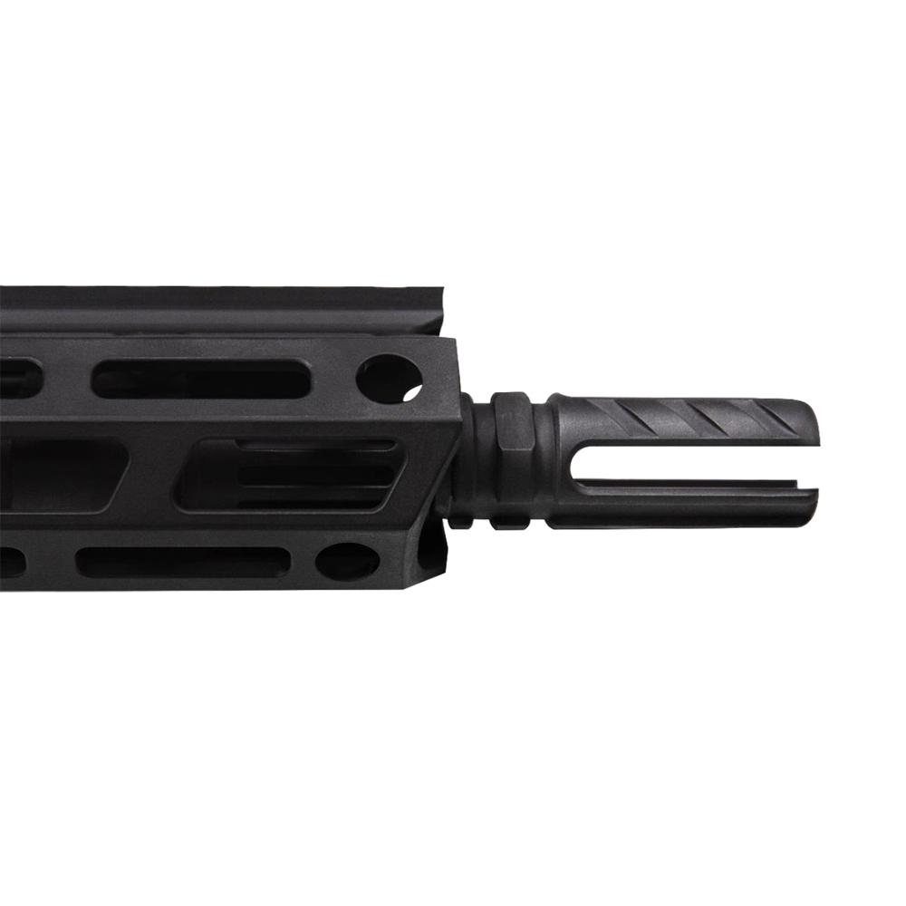 Rise Armament Veil Flash Hider .22 cal 1/2x28 Thread Black Nitride