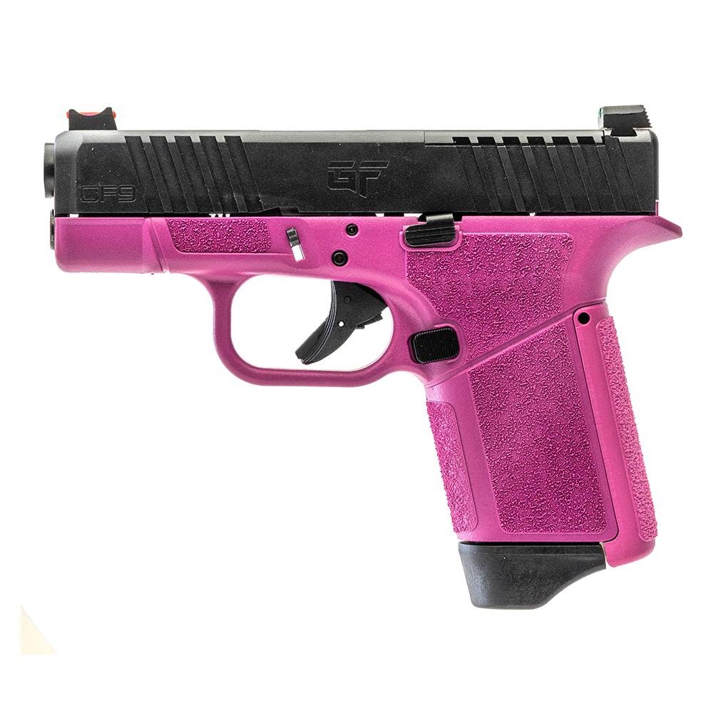 GForce Arms GF9 Rapture Subcompact OR Handgun 9mm Luger 12rd Magazine 3.25" Barrel Pink Frame and Black Slide