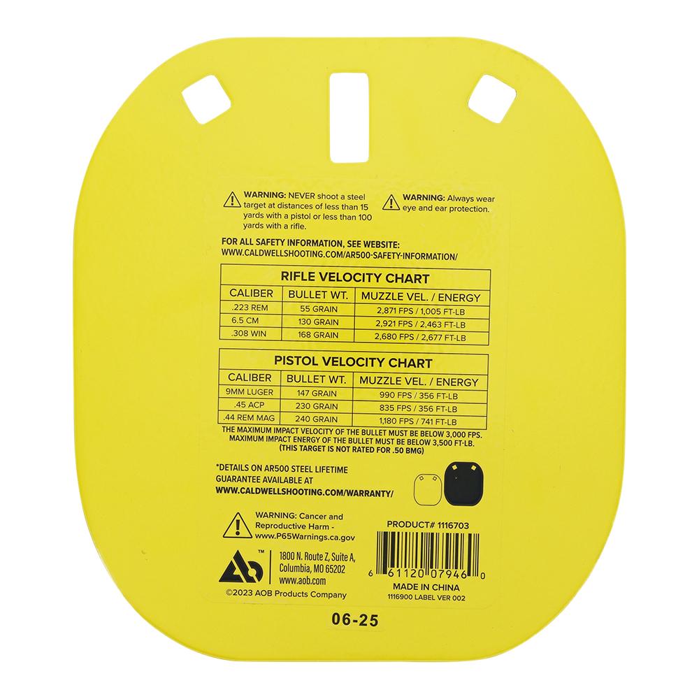 Caldwell AR500 8" Caldwell C Target