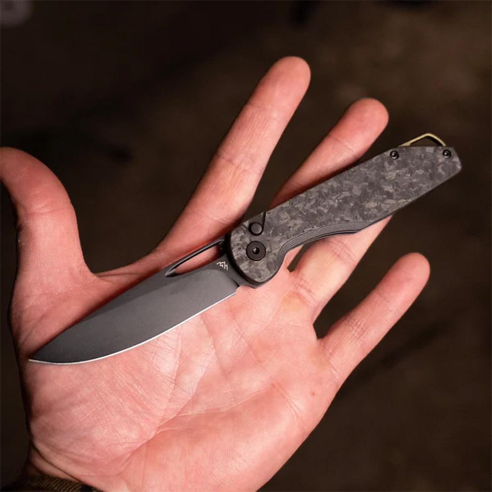 Outdoor Edge Kaytan Folding Knife 3-3/10" Drop Point Blade Black