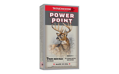 Winchester Super-X Power Point Rifle Ammunition 7mm Rem Mag 150 gr. PSP 3090 fps 20/ct