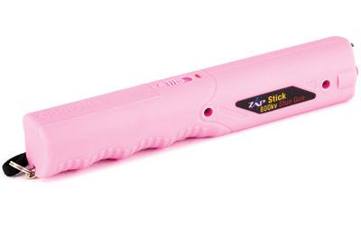 Personal Security ZAP Stick Stun Gun with Light & Case - 800000 Volt Pink