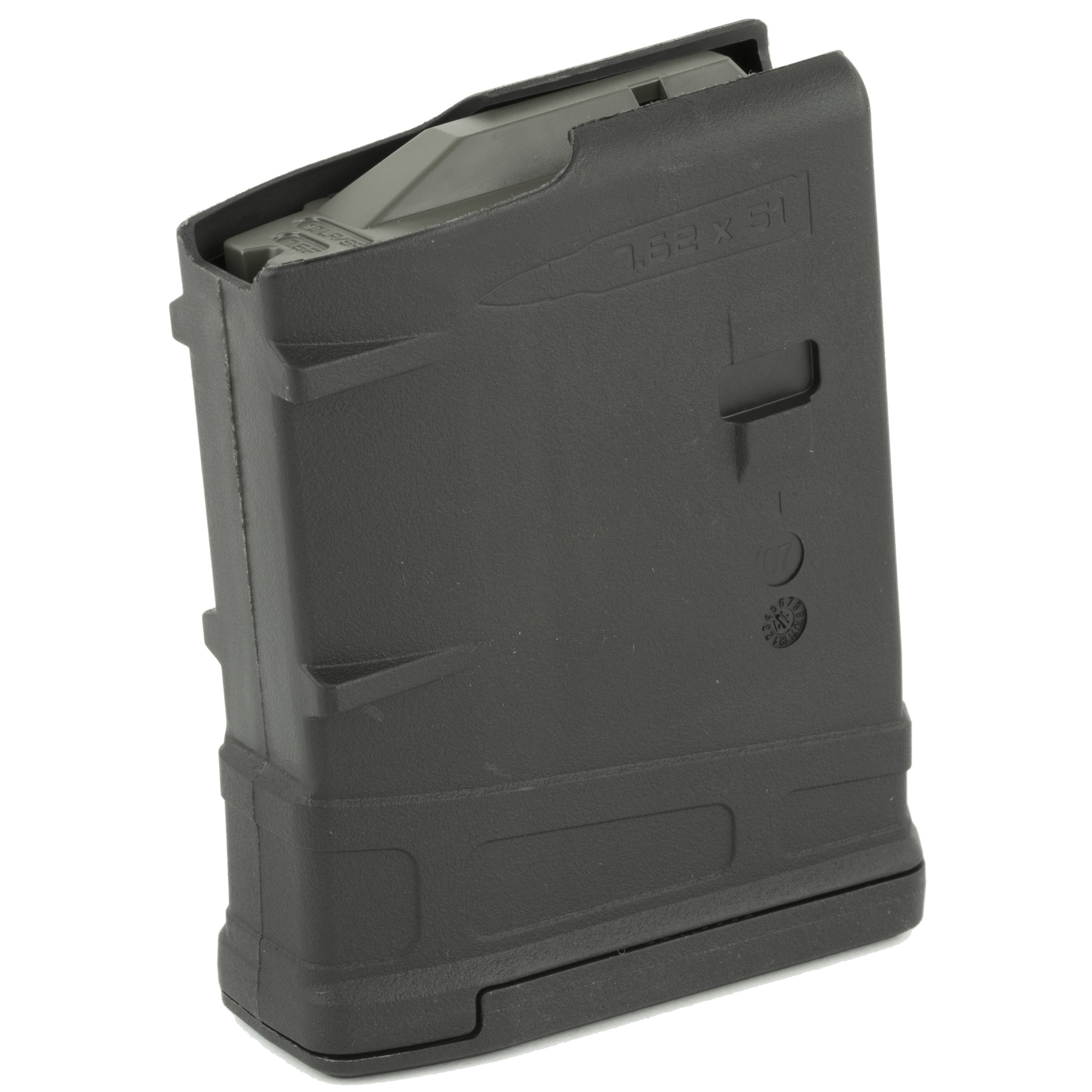 Magpul PMAG 10 LR/SR GEN M3 Rifle Magazine Black for DPMS/SR25/LaRue OBR 7.62X51mm NATO 10/rd