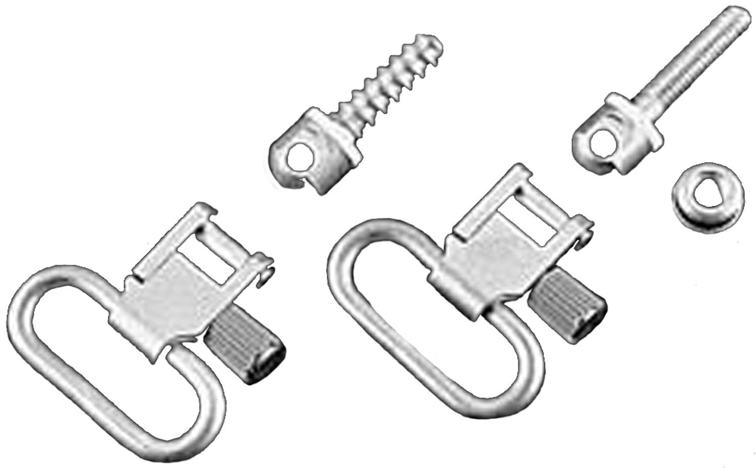 Michaels Of Oregon Uncle Mike's QD Machine Screw Type Swivel - 1" Nickel