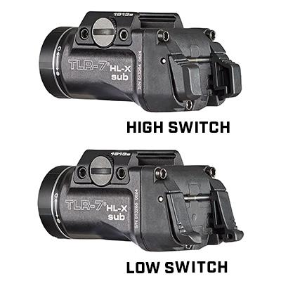 Streamlight TLR-7 HL-X Sub USB Weapon Light 1000 Lumens for Springfield Hellcat Black