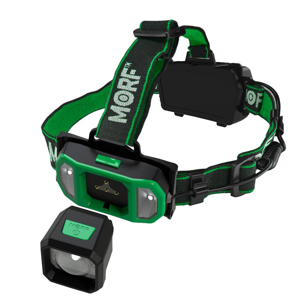 LB Marketing Inc DBA Police Security Flashlights Police Security Flashlights MORF R700 Headlamp 700 Lumens Green