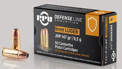 TRZ Trading Inc. PRIVI 9mm Luger JHP 147gr 50Rds Ammo