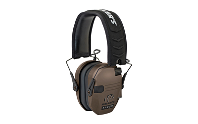 Walker's Game Razor Slim Shooter Folding Ear Muffs 23dB Dark Earth