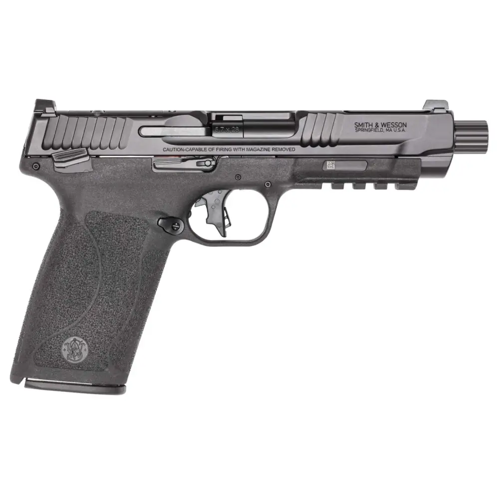 Smith & Wesson M&P 5.7 OR Handgun 5.7x28mm 22rd Magazines (2) 5" Threaded Barrel Thumb Safety Black