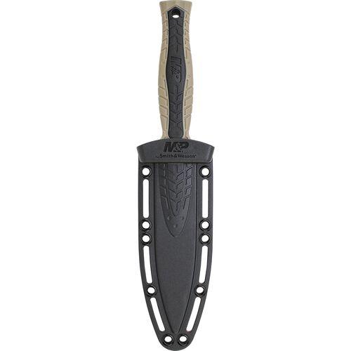 Battenfeld Knives Smith & Wesson M&P Full Tang Fixed Blade Boot Knife 4 3/5" Blade Sand Black