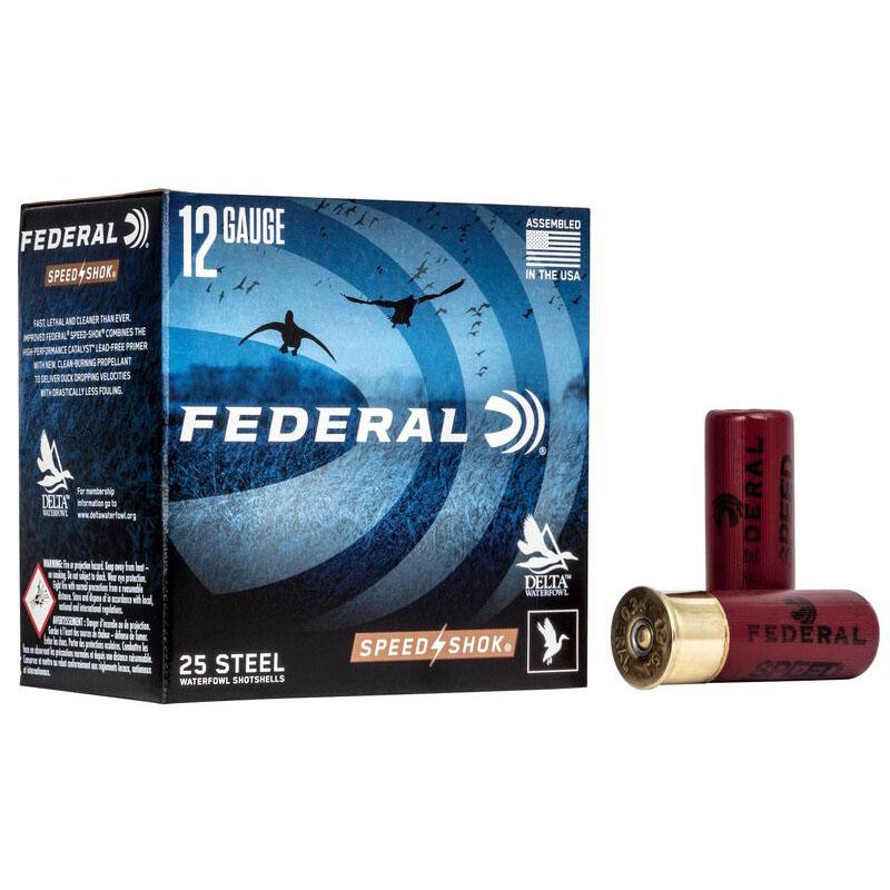 Federal Ammunition FDR 12G SPDSHK 3-1.125-BB 25RD 10BX/CS