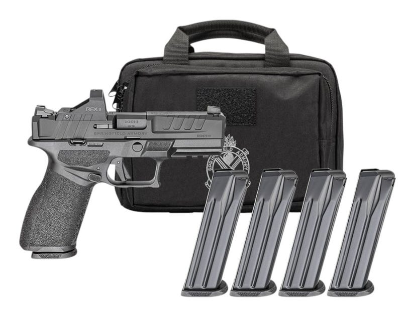 Springfield Gear Pac Echelon 4.0 FC Handgun 9mm Luger 10rd Magazines(4) 4" Barrel U-Dot Fixed & Green Dot Optic & Bag CA Compliant