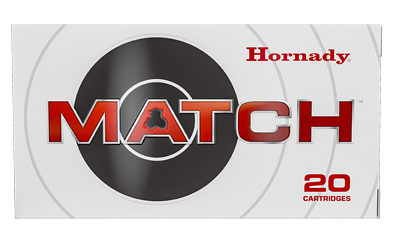 Hornady Match ELD Rifle Ammunition .22 Creedmoor 80gr PT 3285 fps 20/ct
