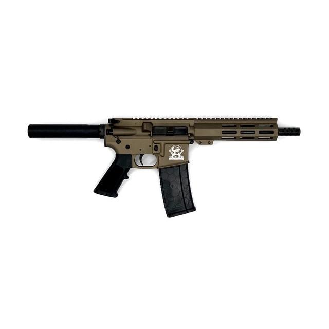 10 Ring Great Lakes AR-15 Pistol .223 Wylde 30rd Magazine 7.5" Nitride Barrel Bronze Finish