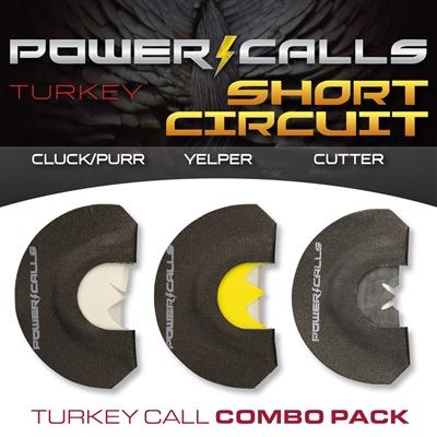 Higdon Outdoors Power Calls Short Circuit Combo Pack Cluck/Purr Yelper Cutter