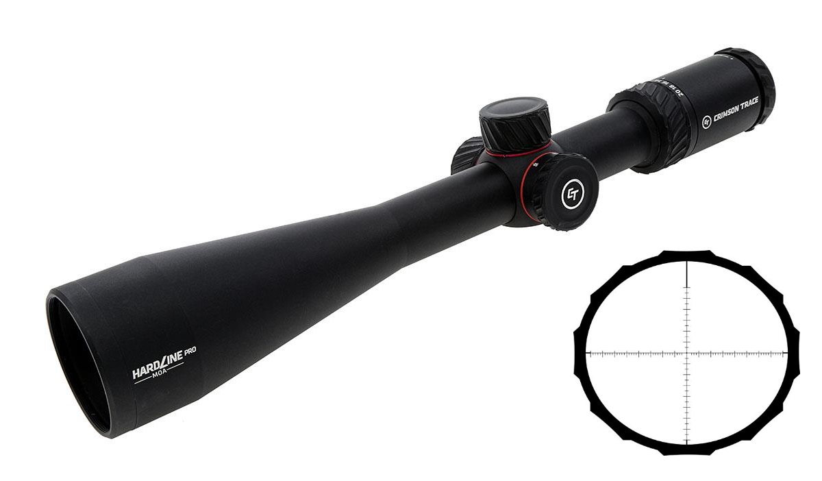 Crimson Trace Hardline Pro Rifle Scope - 5-20x50mm 30mm SFP MR1-MOA