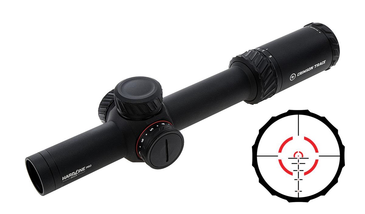 Crimson Trace Hardline Pro Rifle Scope - 1-6x24mm 30mm SFP Competition Etched Illum
