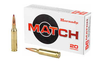 Hornady Match Rifle Ammunition .260 Rem 130 gr ELD 2840 fps 20/ct
