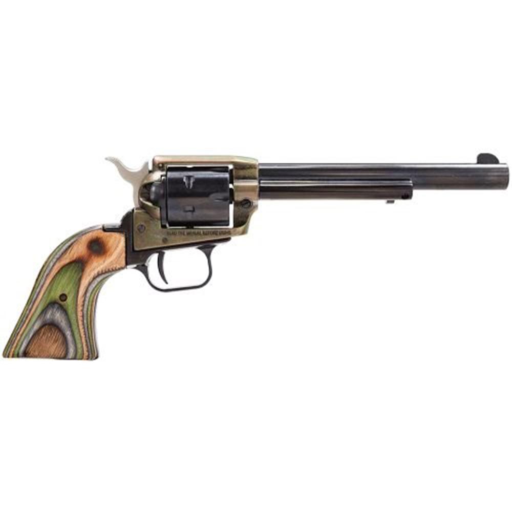 Taurus International - Heritage Heritage Rough Rider .22LR 6rd Capcity 6.5" Barrel Case Hardend Camo Laminate