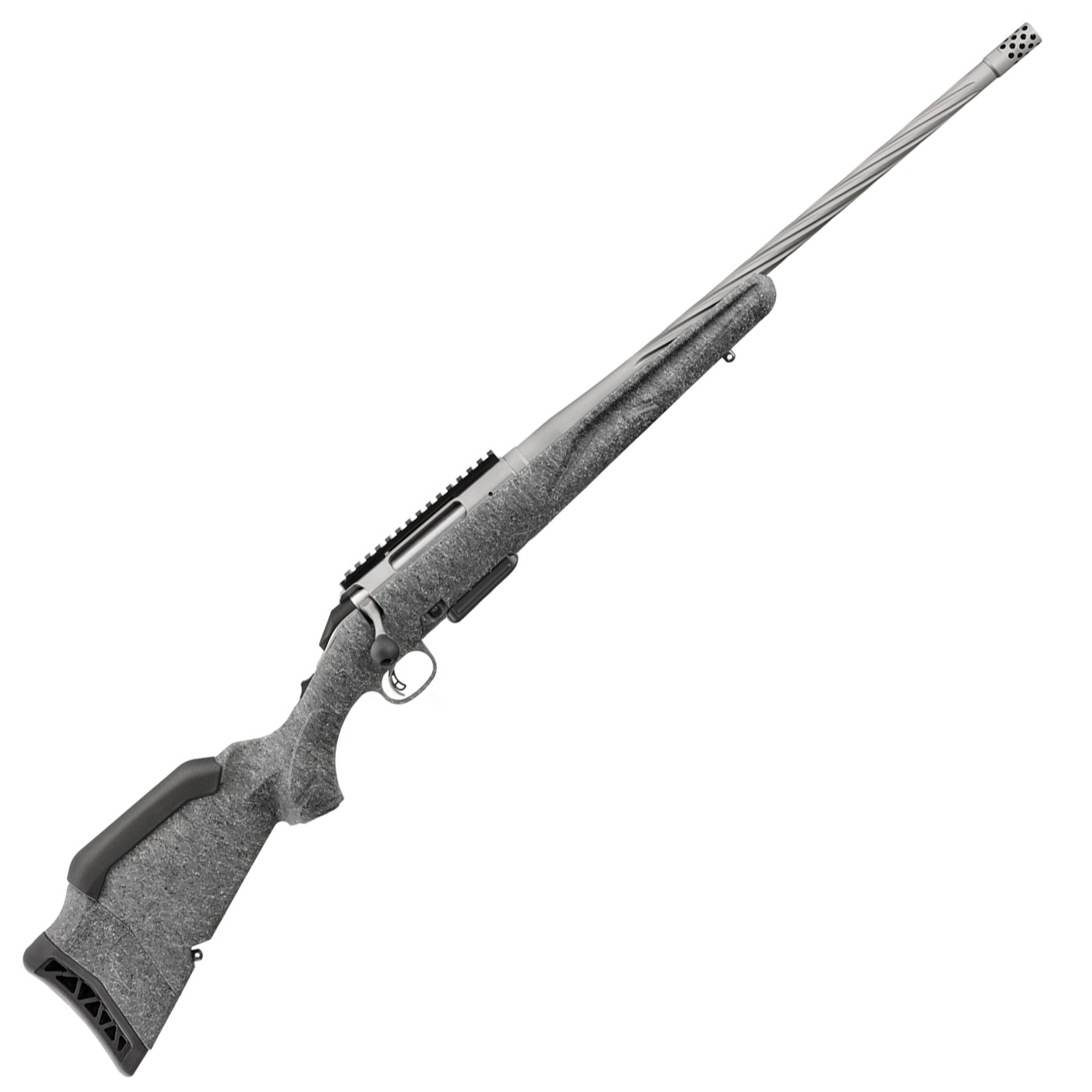 RUGER AMERICAN G2 350 LEGEND 20" SPIRAL FLTD T.B. GRY SPLTR 5RD FLUSH FIT MAG