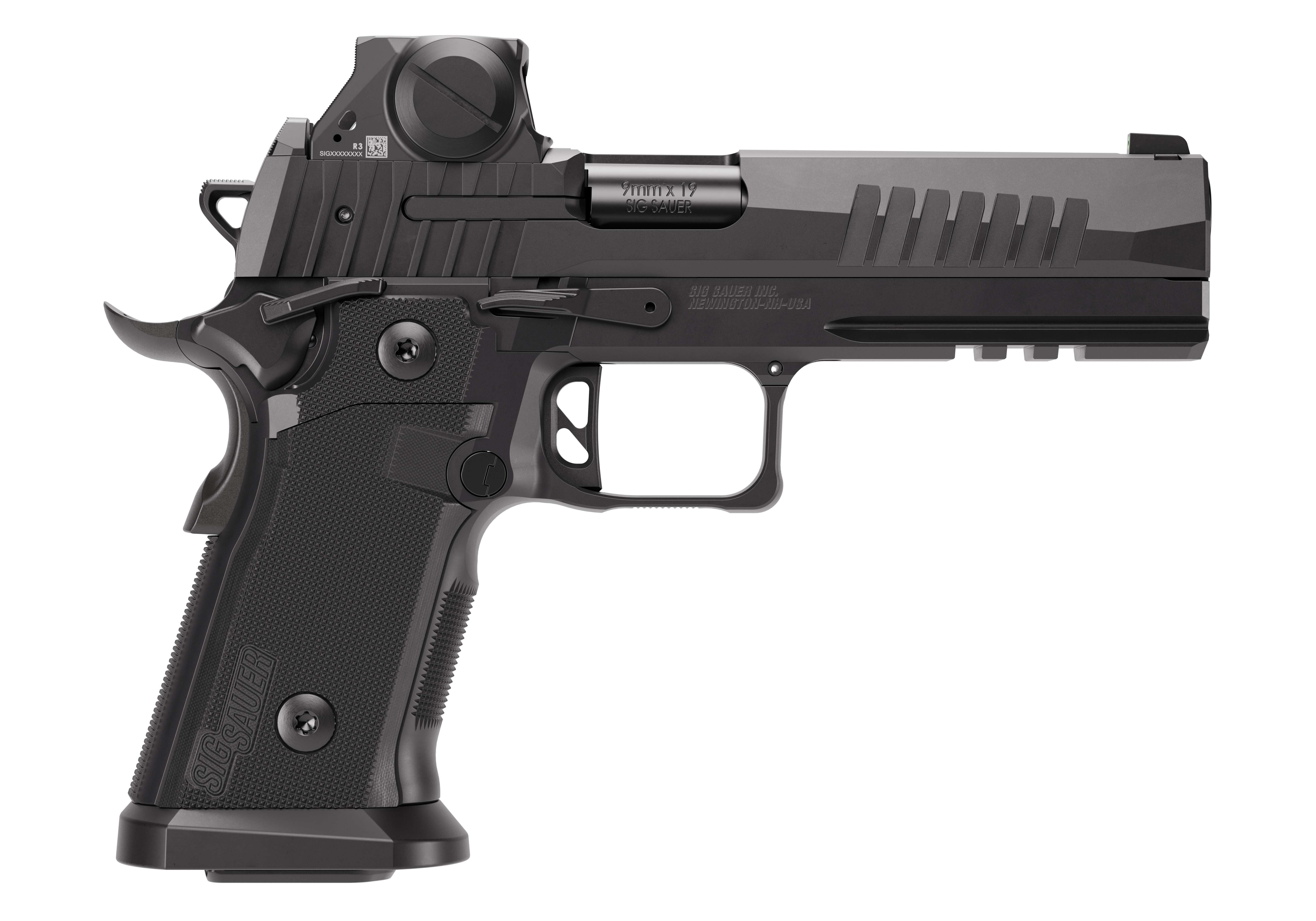 Sig Sauer P211-GT5 SAO Handgun 9mm Luger 21(2) &17(1)rd Magazines 5" Barrel Black Night Sights Romeo Sig Pro