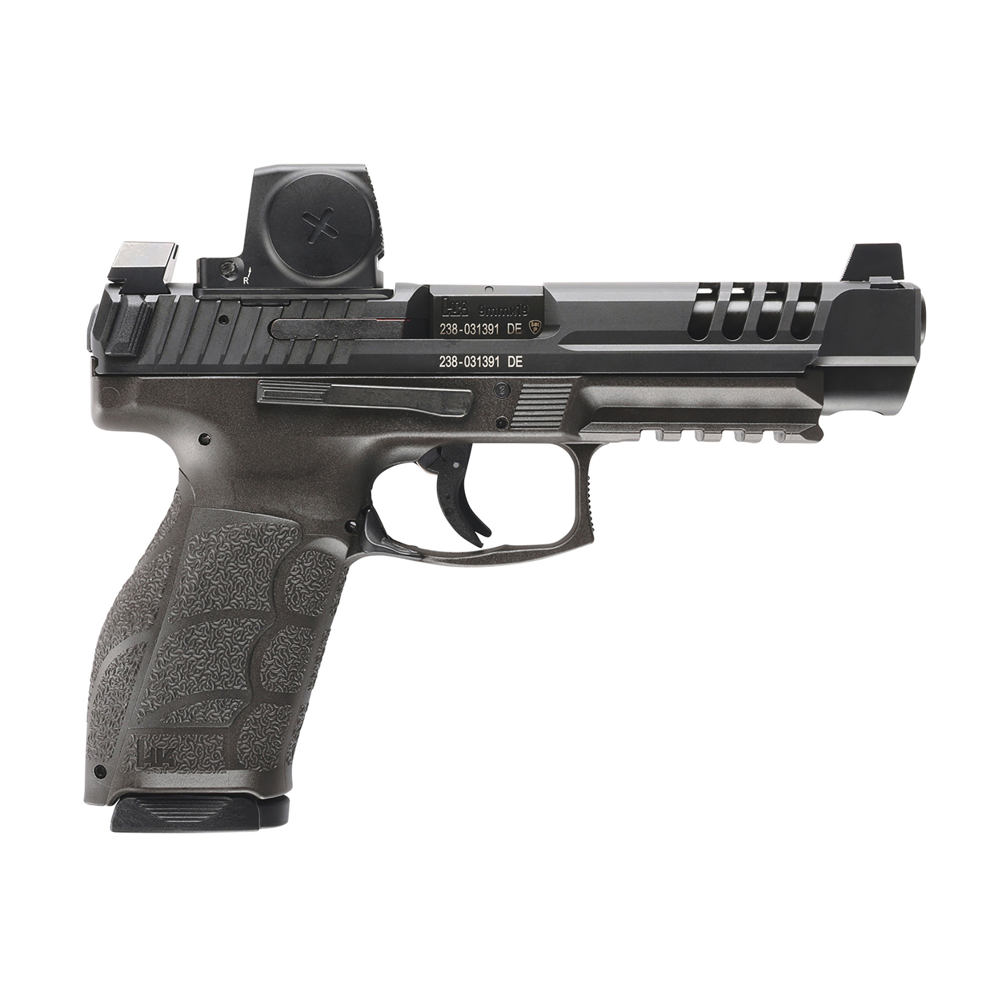 Heckler & Koch Inc. H&K VP9A1 L Optic Ready Handgun 9mm Luger 10rd Magazines(2) 5" Barrel Black Vortex Defender