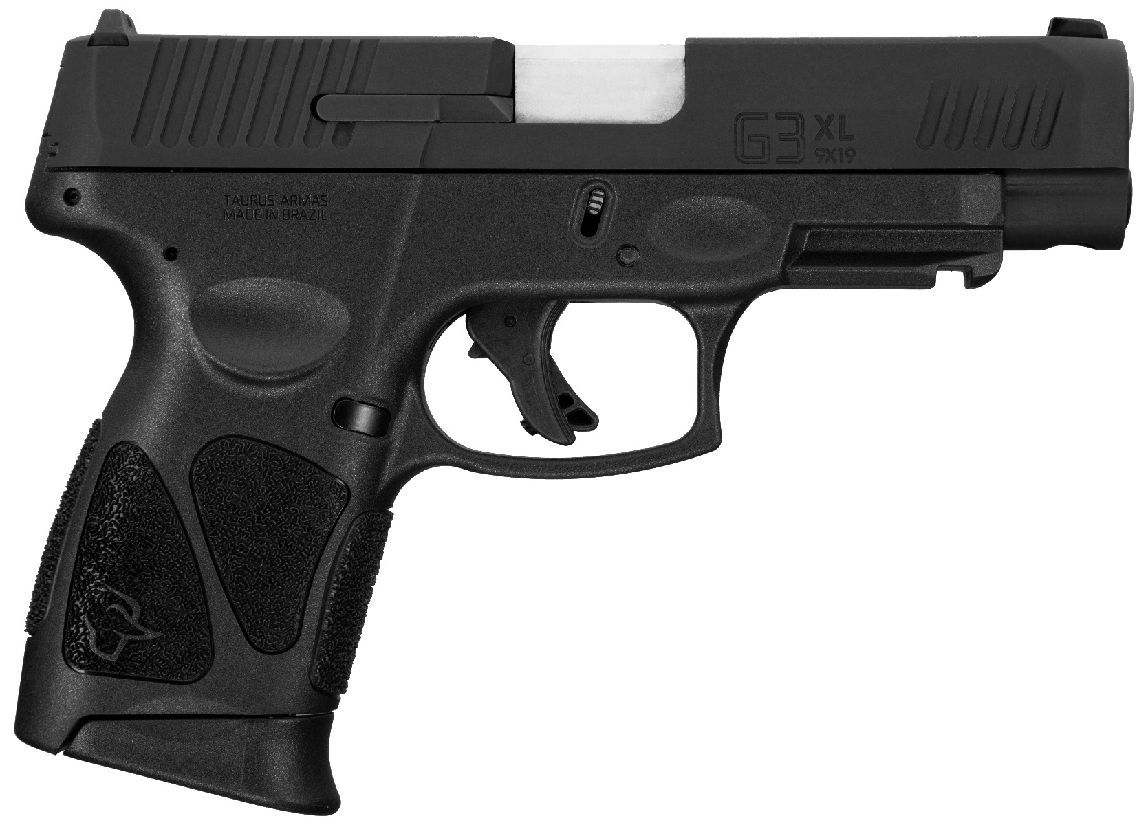 Taurus G3XL Handgun 9mm Luger 12rd Magazines(2) 4" Barrel Tenifer Matte Black Finish Steel Sights