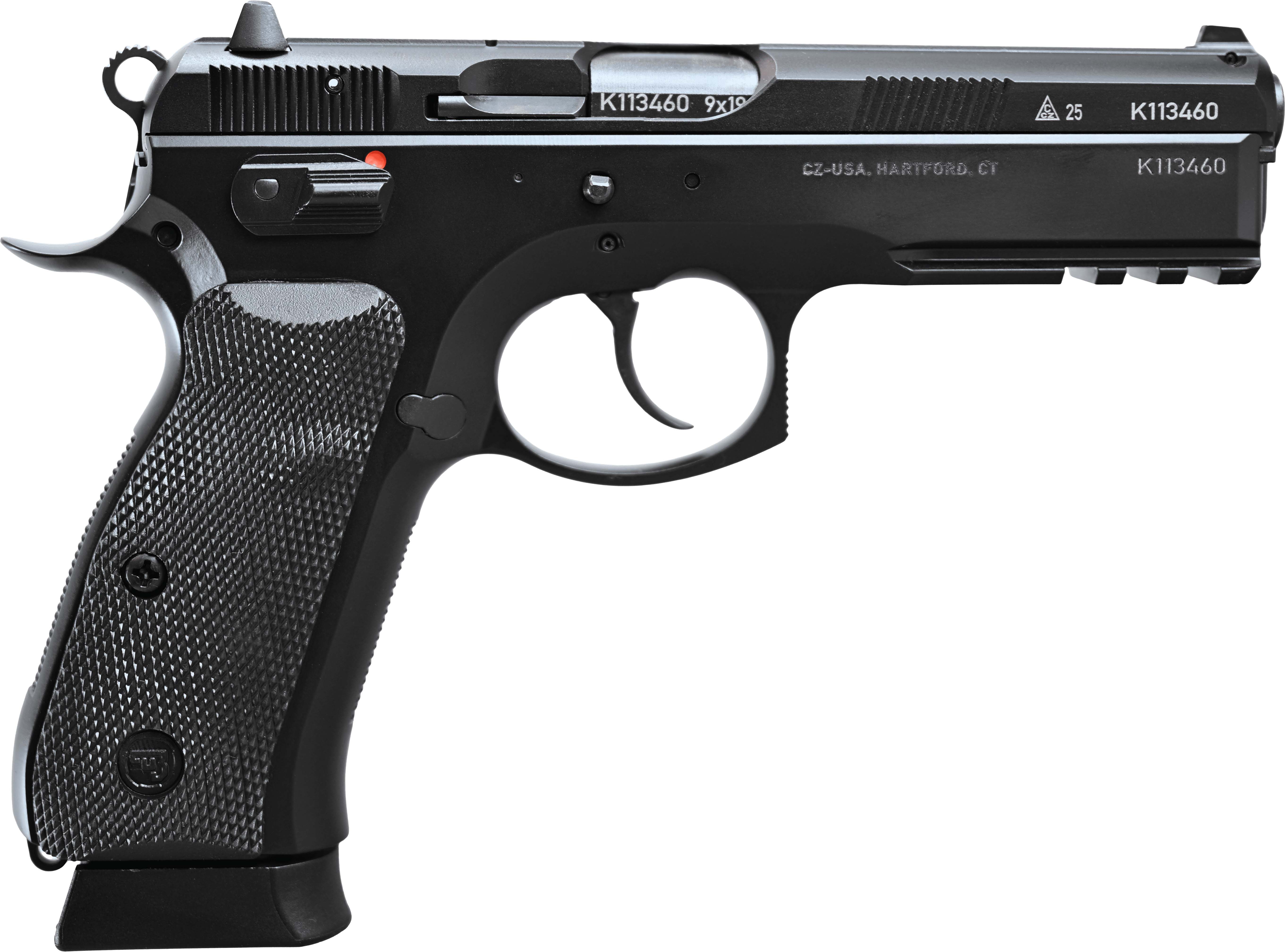 CZ 75 SP-01 Anniversary Elite Handgun 9mm Luger 10rd Magazines(2) 4.6" Barrel Steel Frame Manual Safety