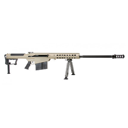 Barrett M107A1 Rife 50 BMG 10rd(1) Magazine 29" Fluted Barrel FDE Cerakote