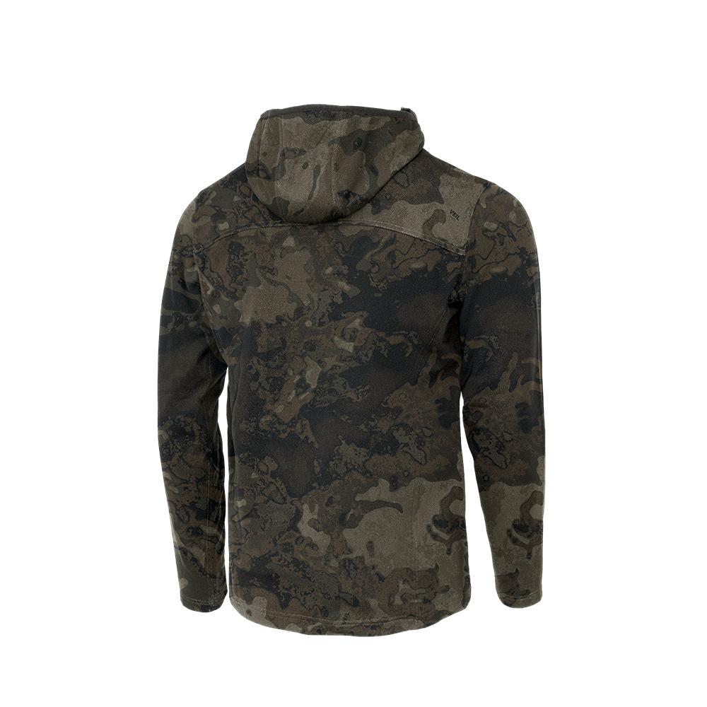 Gsm Muddy DV8 Quest Midweight Quarter Zip Hoodie Veil Canyon Grey 2XL