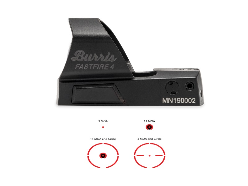 Burris FastFire 4 Red Dot Multi-Reticle Black