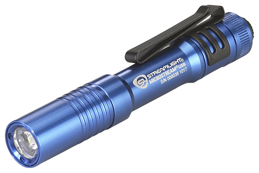 Streamlight SLI MICROSTREAM LGT 250LUM BLU USB RECHARGE BLUE