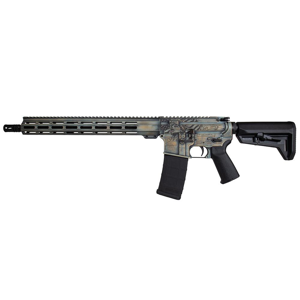 Shark Coast Tactical "Liberty AR Patina" AR-15 Rifle 5.56mm 30rd Magazine 16" Barrel 15" M-LOK Handguard