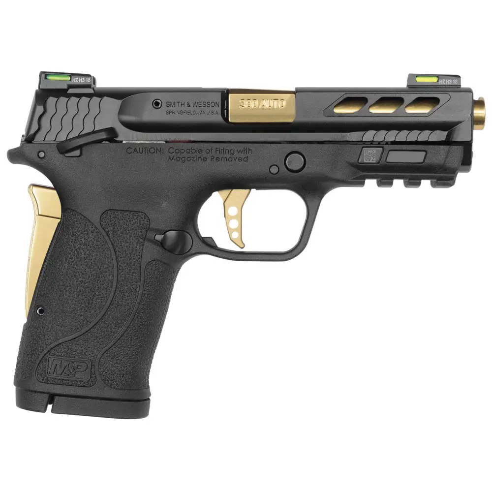 Smith and Wesson M&P380 PC 380ACP PORTED GOLD