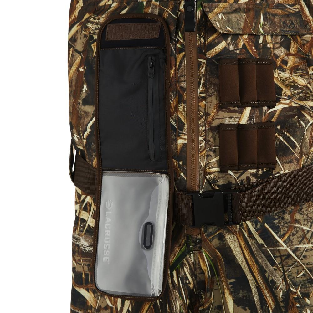 LaCrosse Alpha Agility Select Waders Front Zip Mossy Oak Bottomland 12