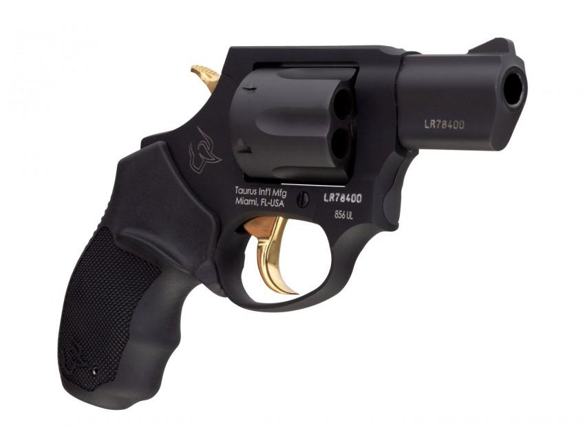 Taurus 856 Ultra Lite .38 Spl 6rds 2" Barrel Matte Black w/Gold Accents