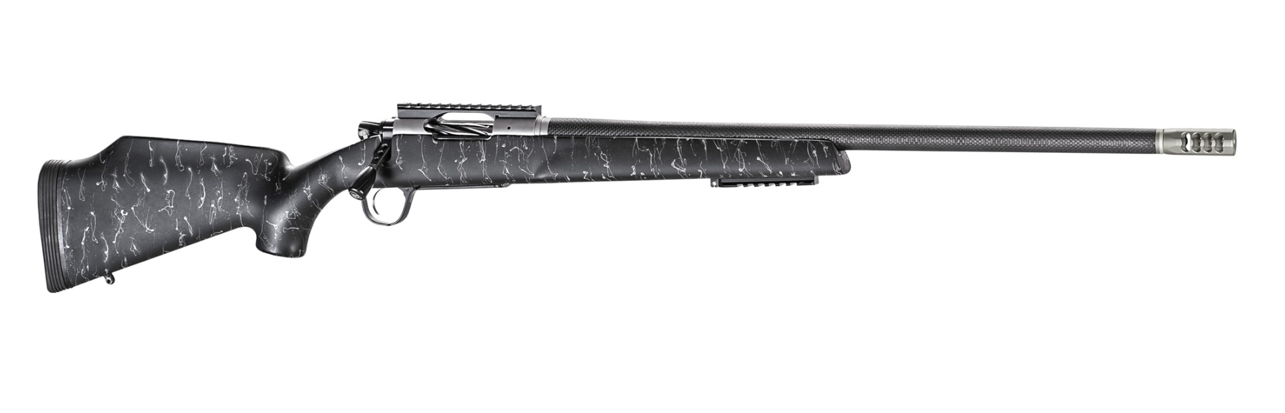 Christensen Arms Traverse Rifle 338 Lapua Mag 3rd Capacity 27" Stainless/Carbon Fiber Barrel Black/Gray Webbing Stock